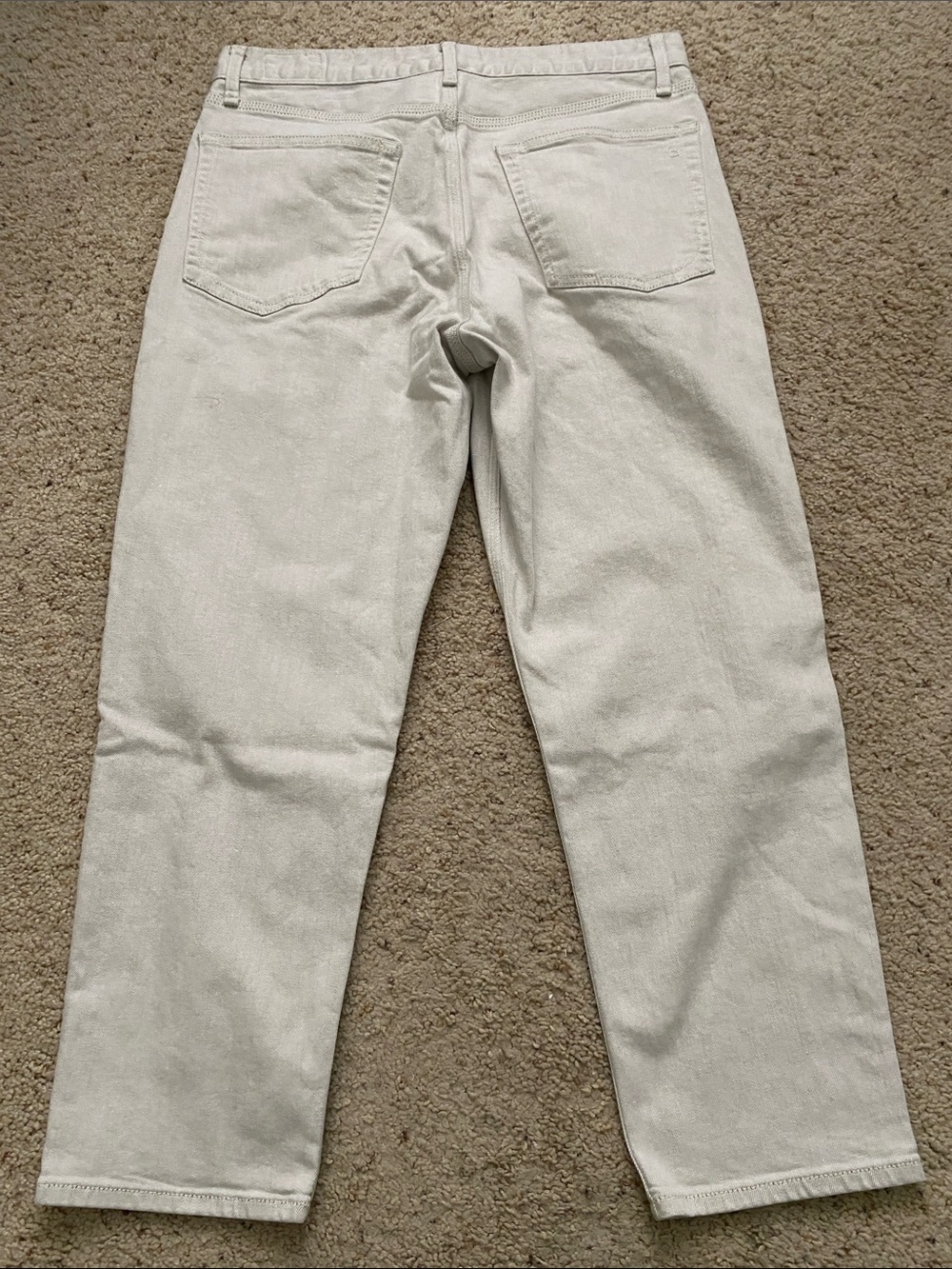 Rag and Bone Fit 2 Slim Jean in Ecru. 32.